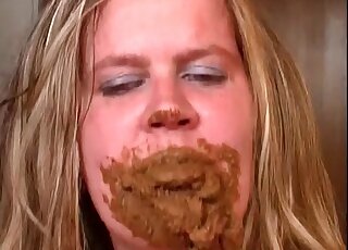 Super hot XXX chicks eating poop tube videos